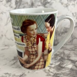 Anne Taintor funny I don’t recall asking for your opinion coffee Mug